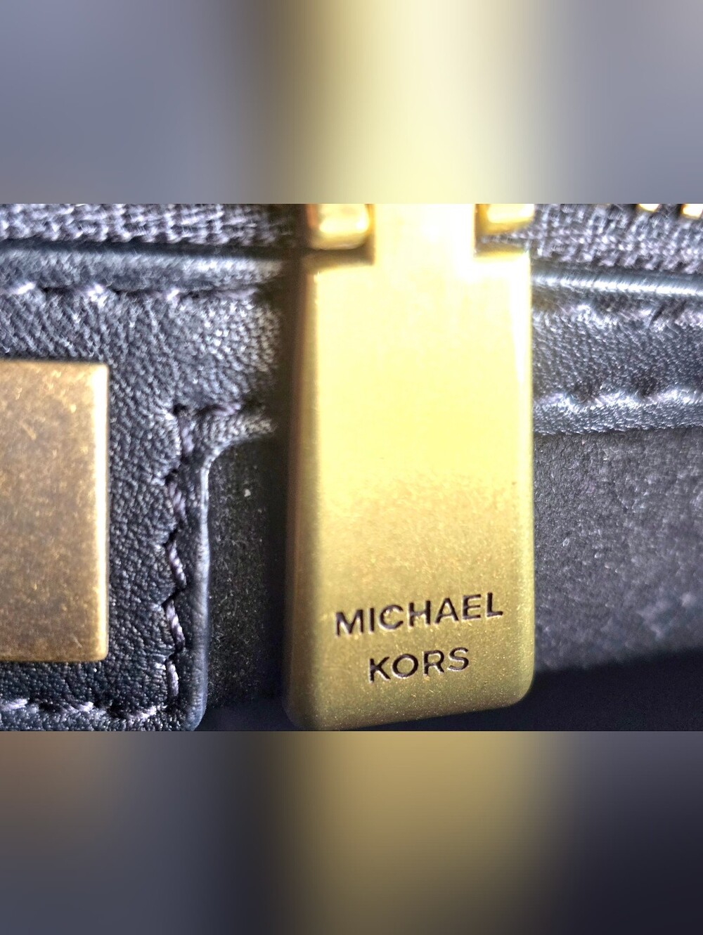 Michael Kors Collection The Carole Woven Leather Convertible Crossbody - Picture 15 of 16